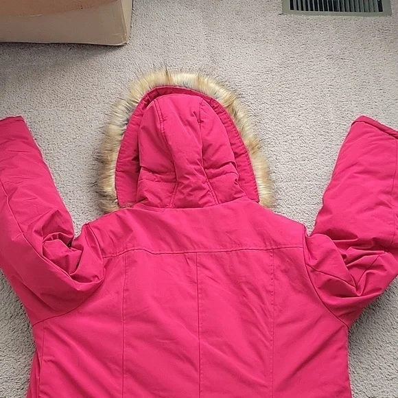 NWT Woman Within Feather Down Faux Fur Lined Hood Parka - Picture 14 of 14